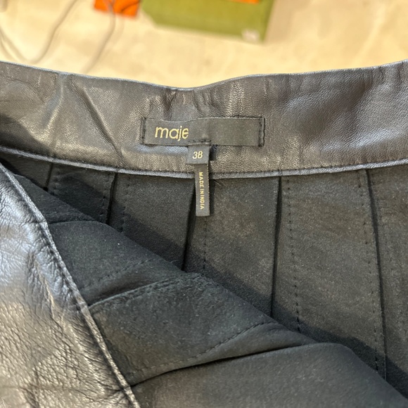 Maje leather Skirt - Picture 4 of 6